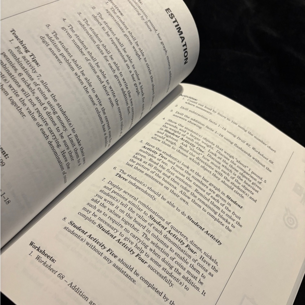 Horizons Math 1 Teacher's Guide. Book - Picture 6 of 7